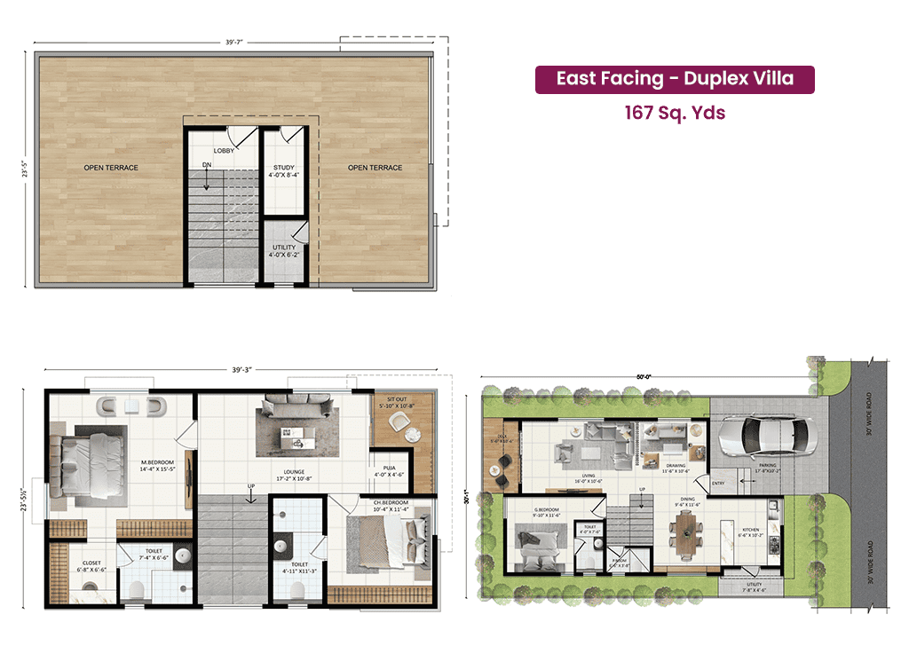 East Facing – 167 Sq. Yards