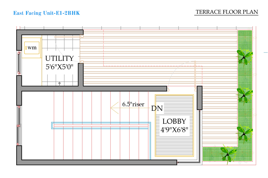 East Facing Unit-E1-2BHK